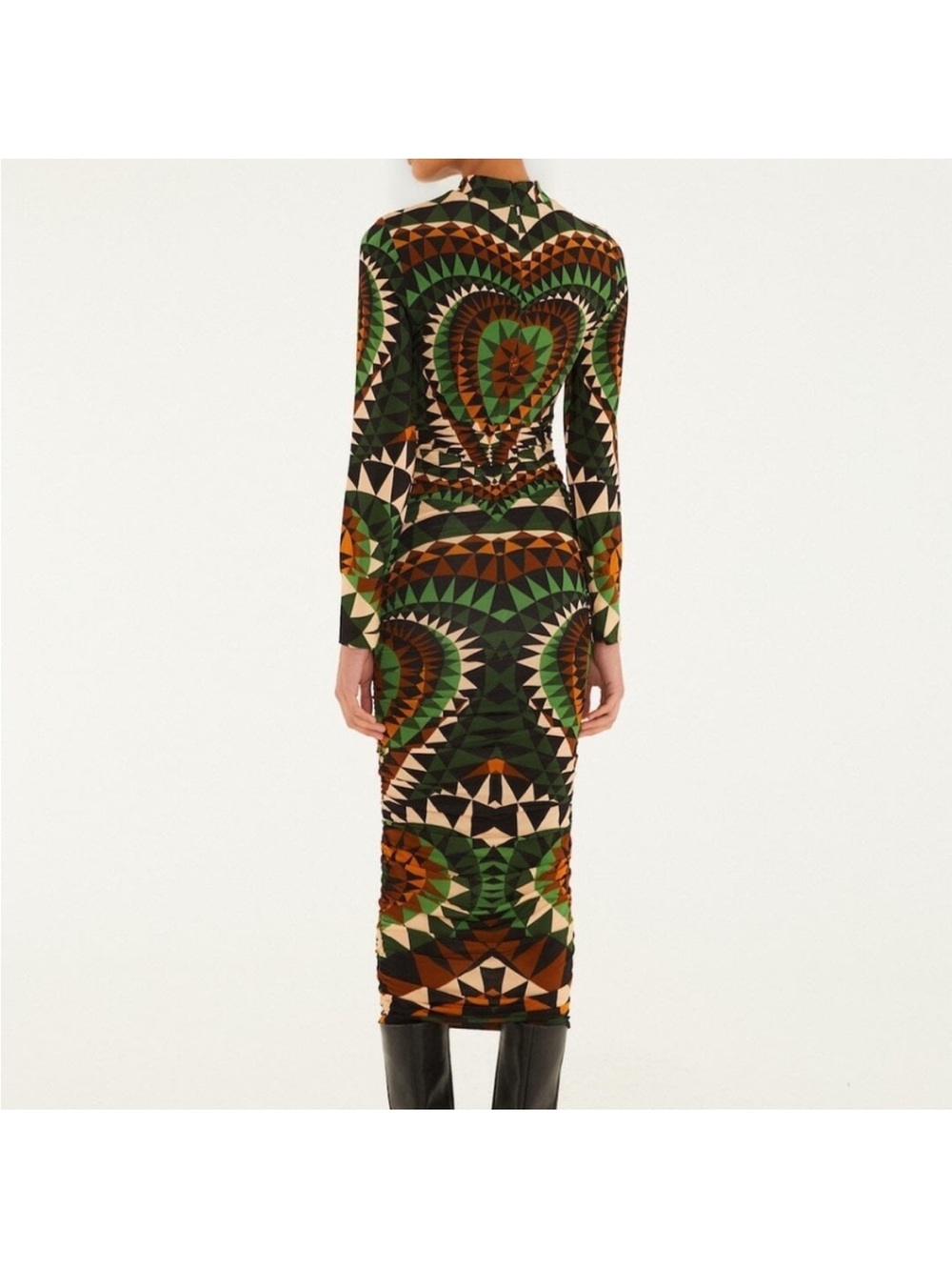FARM Rio Heart Deco Jersey Midi Dress - Picture 3 of 15
